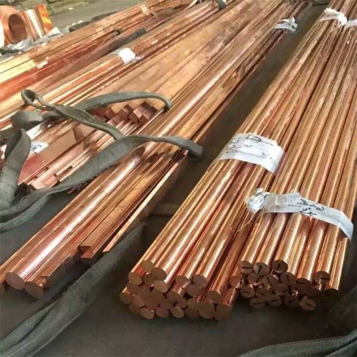 Manufacturers Sell Solid Red Copper Rod Grounding Purple Copper Rod